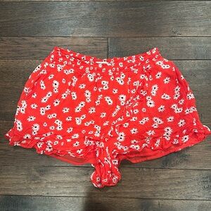 Size small American Eagle flowered flowy shorts